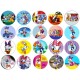 TDaisy Set 20 caketoppers de vafa Daisy Duck d 5cm